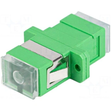 Adapter | SC/APC,both sides | 9/125um | green | -4