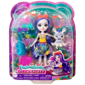 Lelle Enchantimals Glam & Party HNV28, 21 cm