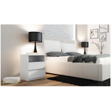 Top E Shop Topeshop M1 BIEL MAT nightstand/bedside