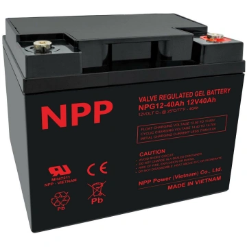 Akumulators 12V 40Ah Deep Cycle Gel VRLA T14(M6) N
