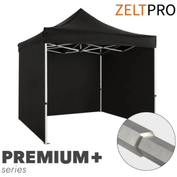 Tirdzniecības telts 3x3 Melna Zeltpro PREMIUM +