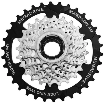 Aizmugurējais zobratu bloks SunRace MFM4S 7-speed 