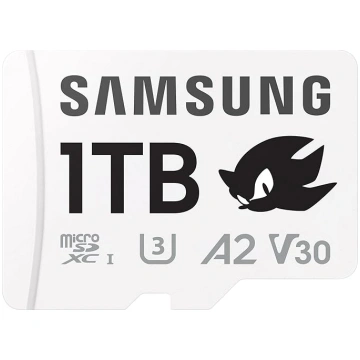 Samsung Sonic the Hedgehog(TM) microSD karte + SD 