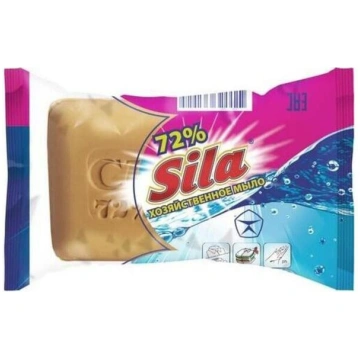"Sila 72%" Cietās saimniecības ziepes ar iepakojum