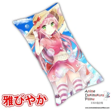 New Pink and Bubbles Anime Dakimakura Rectangle Pi