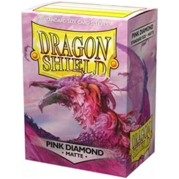 100 Dragon Shield Sleeves - Matte Pink Diamond GS-
