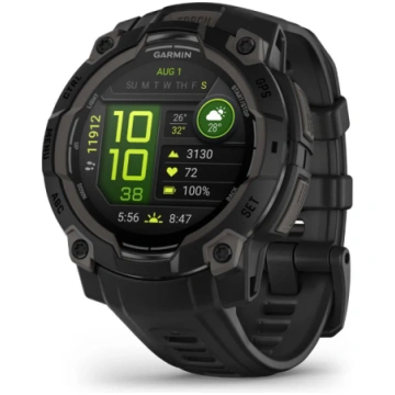 Instinct 3 50 mm AMOLED , Melns Garmin