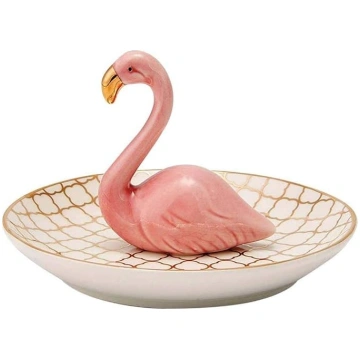 LEPENDOR Porcelāns Adorable Flamingos Juvelierizst