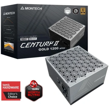 Montech Power Supply|MONTECH|CENTURY II|ATX|1200 W