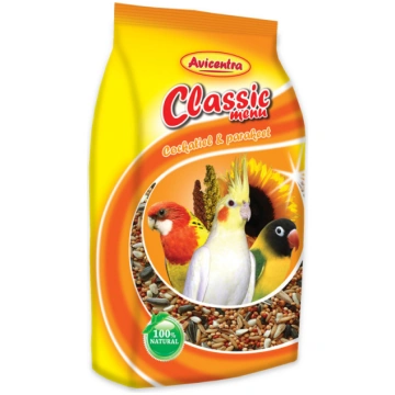 Sausa pārtika Avicentra Classic Menu, maziem papag