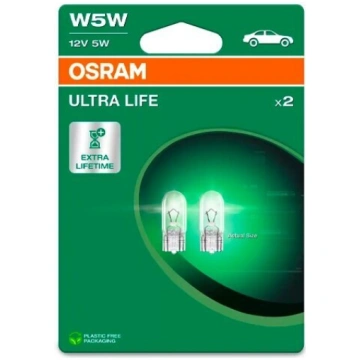 Halogēnās spuldzes W5W, 5W, 12V, ULTRA LIFE sērija