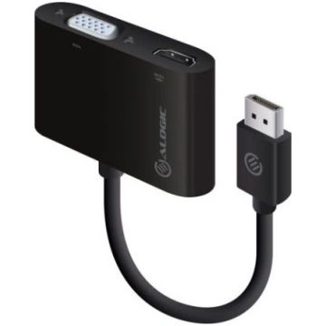 Alogic Adapter DisplayPort Mini - HDMI VGA schwarz