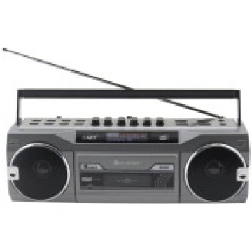 Radio Soundmaster Retro kasešu radio ar Bluetooth 