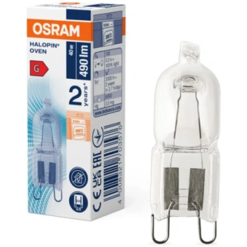 Halogēna cepeškrāsns spuldze OSRAM, G9, 40W, 2700K