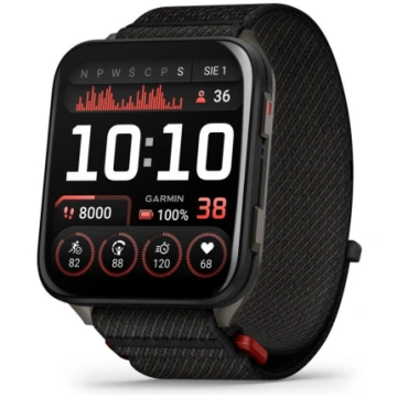 Viedpulksteni Garmin Venu X1 Black with Slate Tita