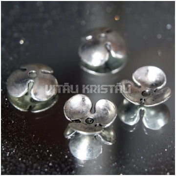 Pērļu cepurīte 15 mm sudraba krāsa 1 gb