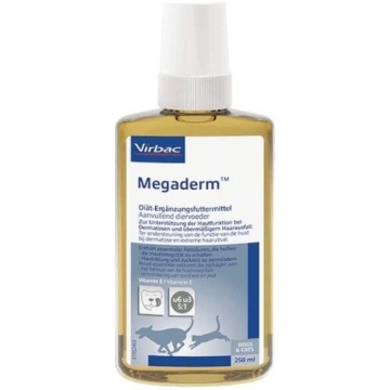Virbac Megaderm - Papildbarība dermatozes un pārmē