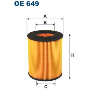 FILTRON Eļļas filtrs OE 649