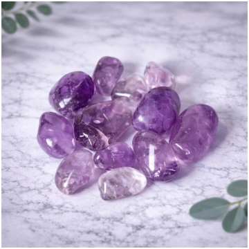 Ametista akmeņi -Amethyst tumbled stones 7703