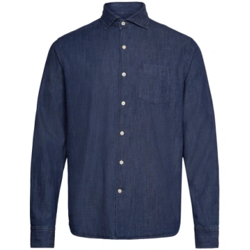 Oscar Jacobson - Reg Fit Wide Spread C Dark Indigo