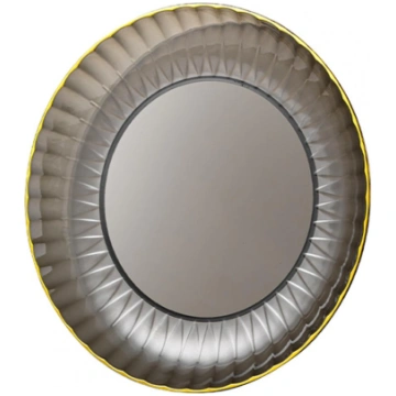 Transparent Bone Dish Stackable Golden Edge Easy t