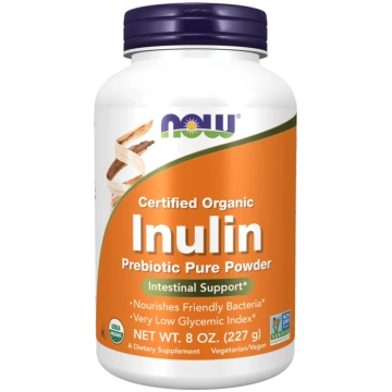 Inulīns Prebiotic Pure 227 g, pulveris Now Foods