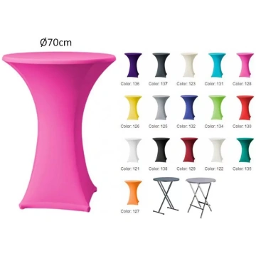 Elastīgais galdauts (stāvgaldam D2/D3 diam.70cm) -