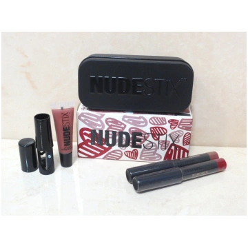 Nudestix Set : Red Hot Lips Mini Kit Royal, Cream 