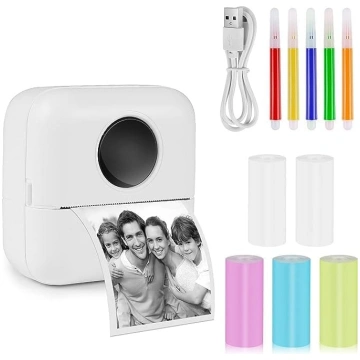 GuKKK miniprinteris, mobilais fotoattēlu printeris