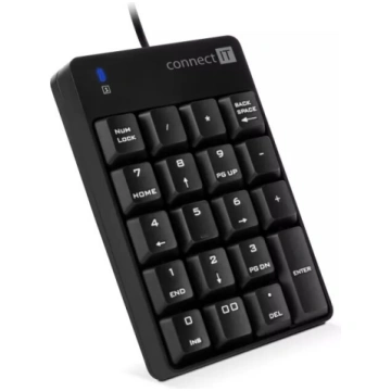 Vadu mini tastatūra Connect IT CKB-0060-BK — USB, 