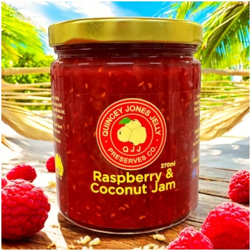 Raspberry & Coconut Jam (270ml)