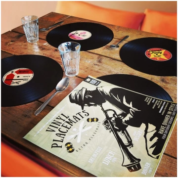 Galda paklājiņš - 4 RETRO VINILA PLĀŠU KOMPLEKTS v