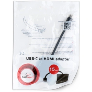 Cablexpert USB-C to HDMI adapter, Black A-CM-HDMIF