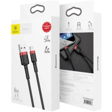 Baseus Cafule Lightning USB Cable 2A 3m / black-re