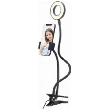 Gembird LED Selfie Ring Light with Phone Holder LE