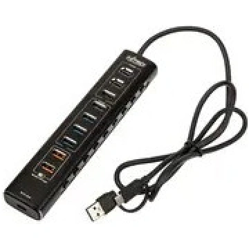 Nitro Concepts UH1, 10-Port Hybrid USB Hub, USB 3.