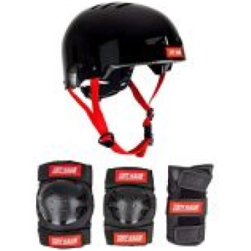 PROTEZIONI SKATE TONY HAWK PROTECTIVE SET HELMET &