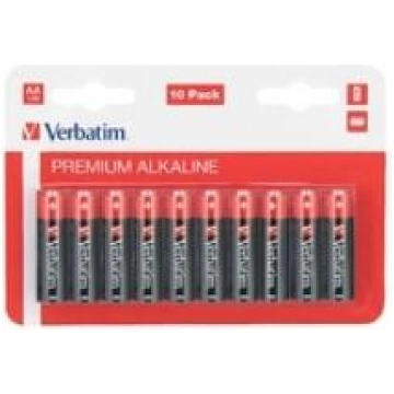 Verbatim AA Alkaline Batteries 1.5V (49875V)