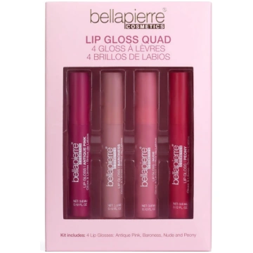 BELLAPIERRE Lip Gloss Quad Gift Set