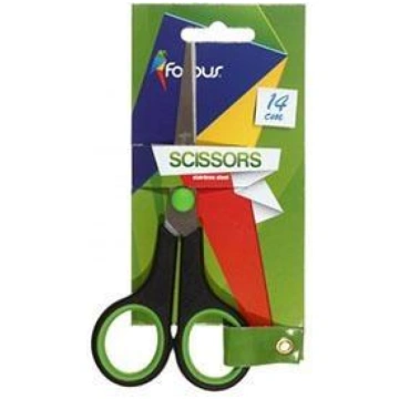 Scissors Forpus, 14cm, rubberized FO60605