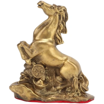 Zirga statuja, izsmalcināta roku darbs Feng Shui s