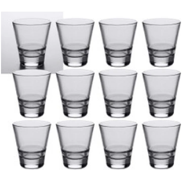 Libbey 12/Case - Endeavor 8 oz. Stackable Rocks / 