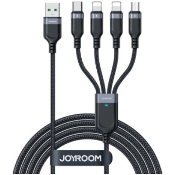 4in1 USB cable USB-A - USB-C | 2 x Lightning | Mic