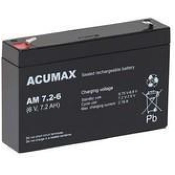 BATTERY 6V 7.2AH/AM7.2-6 ACUMAX EMU