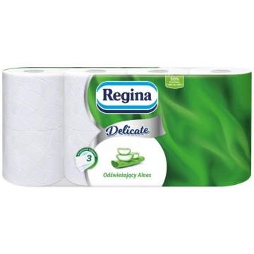 Regina Aloe Vera tualetes papīrs, 8 ruļļi