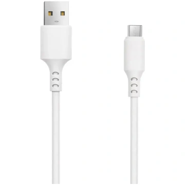 Setty cable USB - microUSB 1,0 m 2A white NEW (GSM