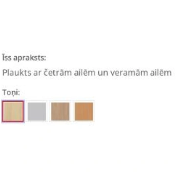 Colors plauktiem