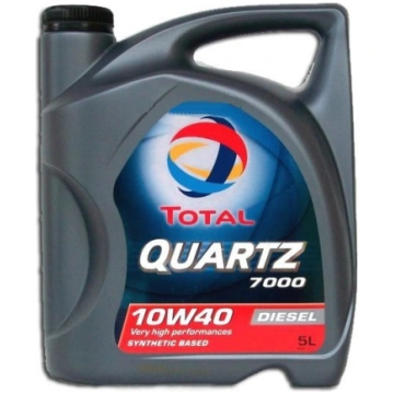 TOTAL 10W40 QUARTZ 7000 DIESEL 5L, 10W-40