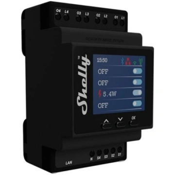 Shelly 4 kanaowy przekanik WIFI Shelly Pro 4PM M00
