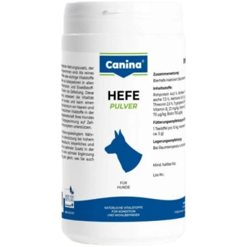Canina Hefe alus rauga pulveris ādai un apmatojuma